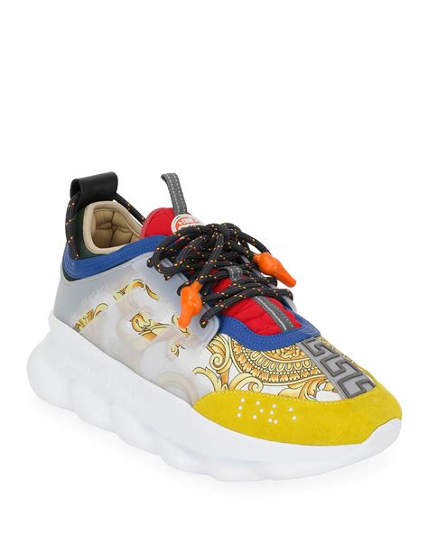 versace chain reaction saldi uomo|versace sneakers for men.